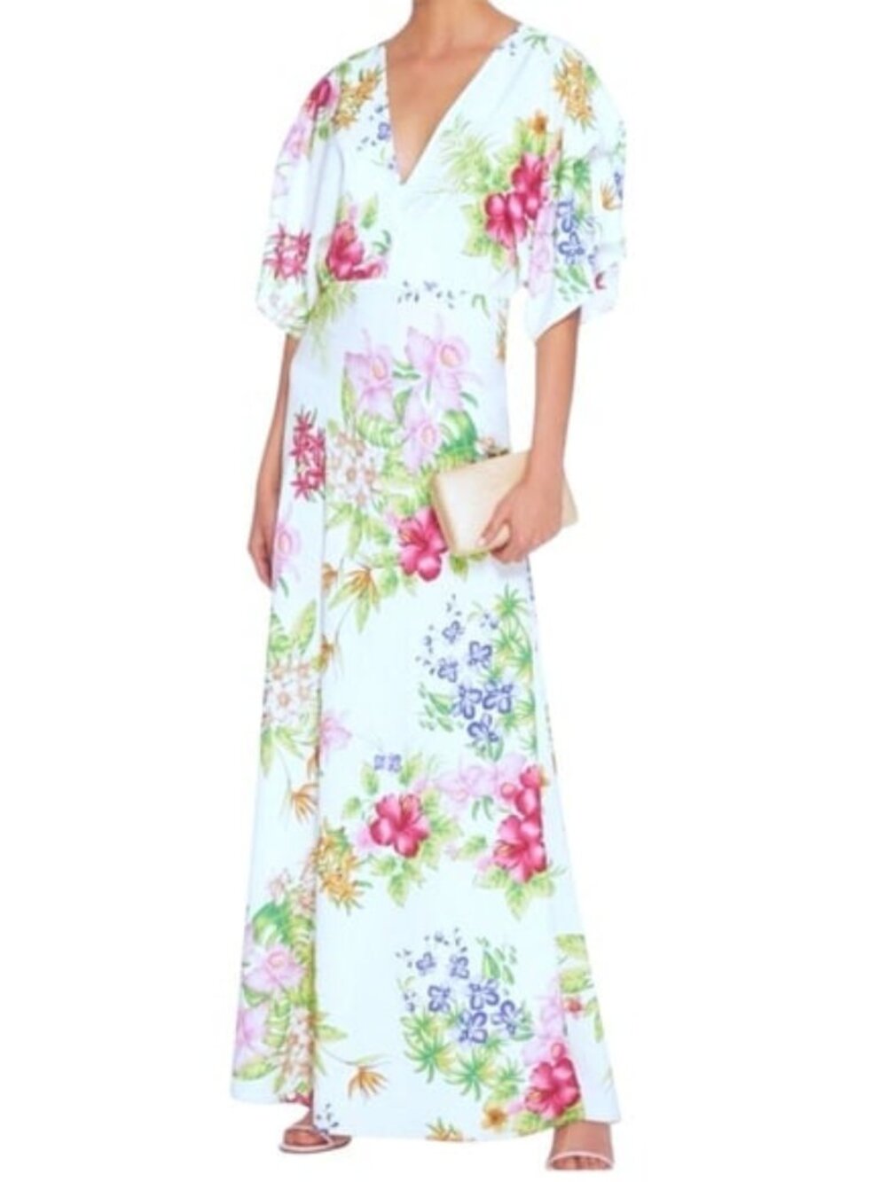 Beverly kimono sleeve maxi dress